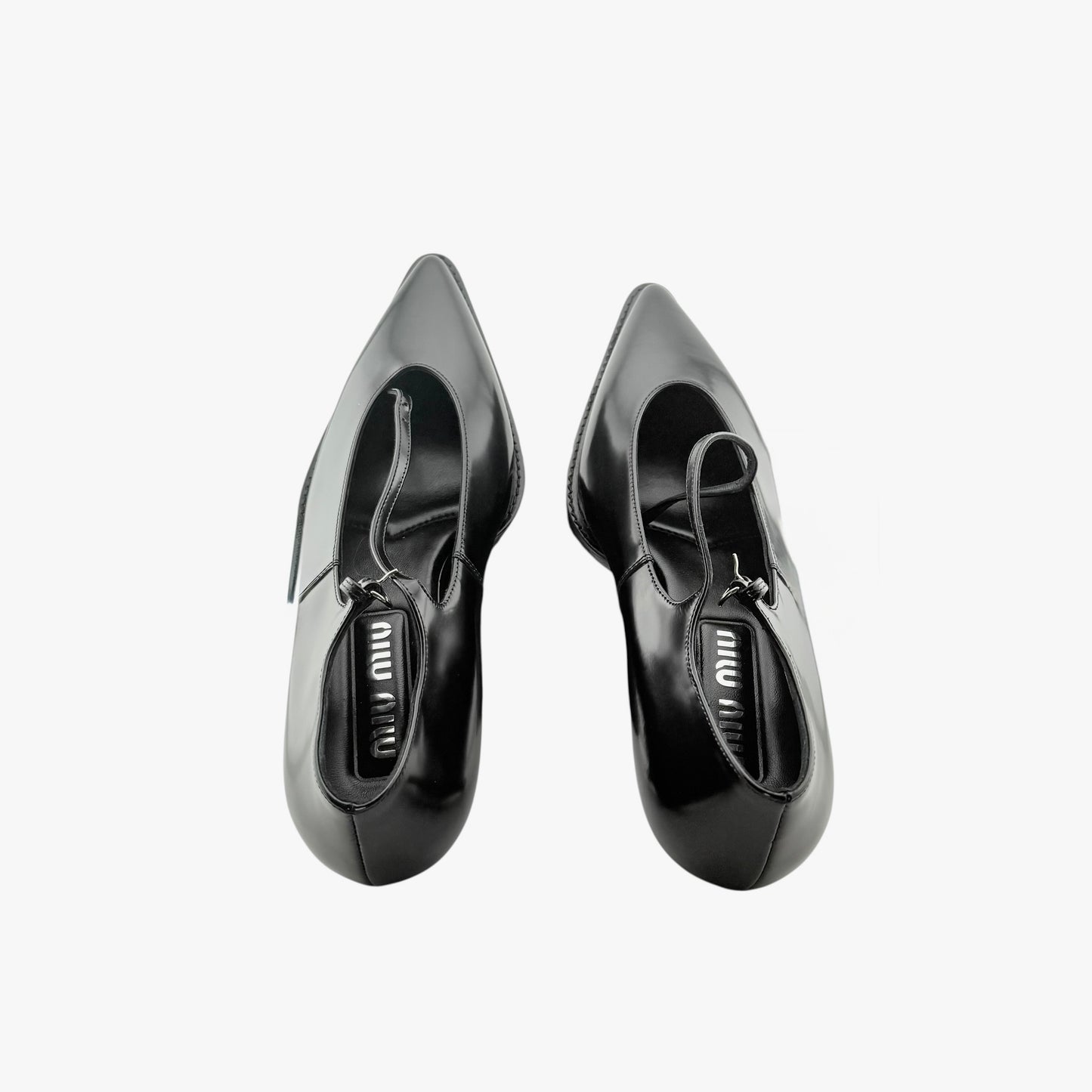 Miu Miu Brushed Leather Pumps 35