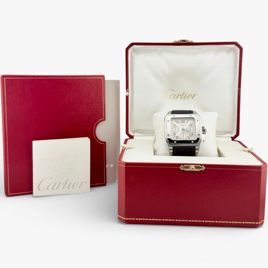 Cartier Santos 100 XL Chronograph / W20090X8