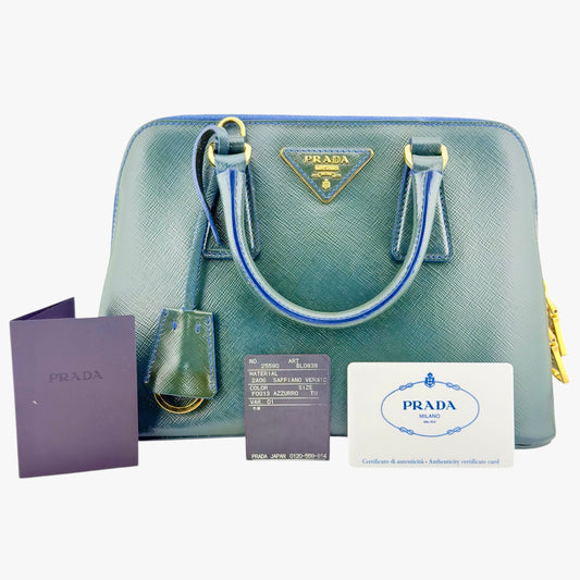 Prada Saffiano Lux Small Promenade Satchel / BL0838