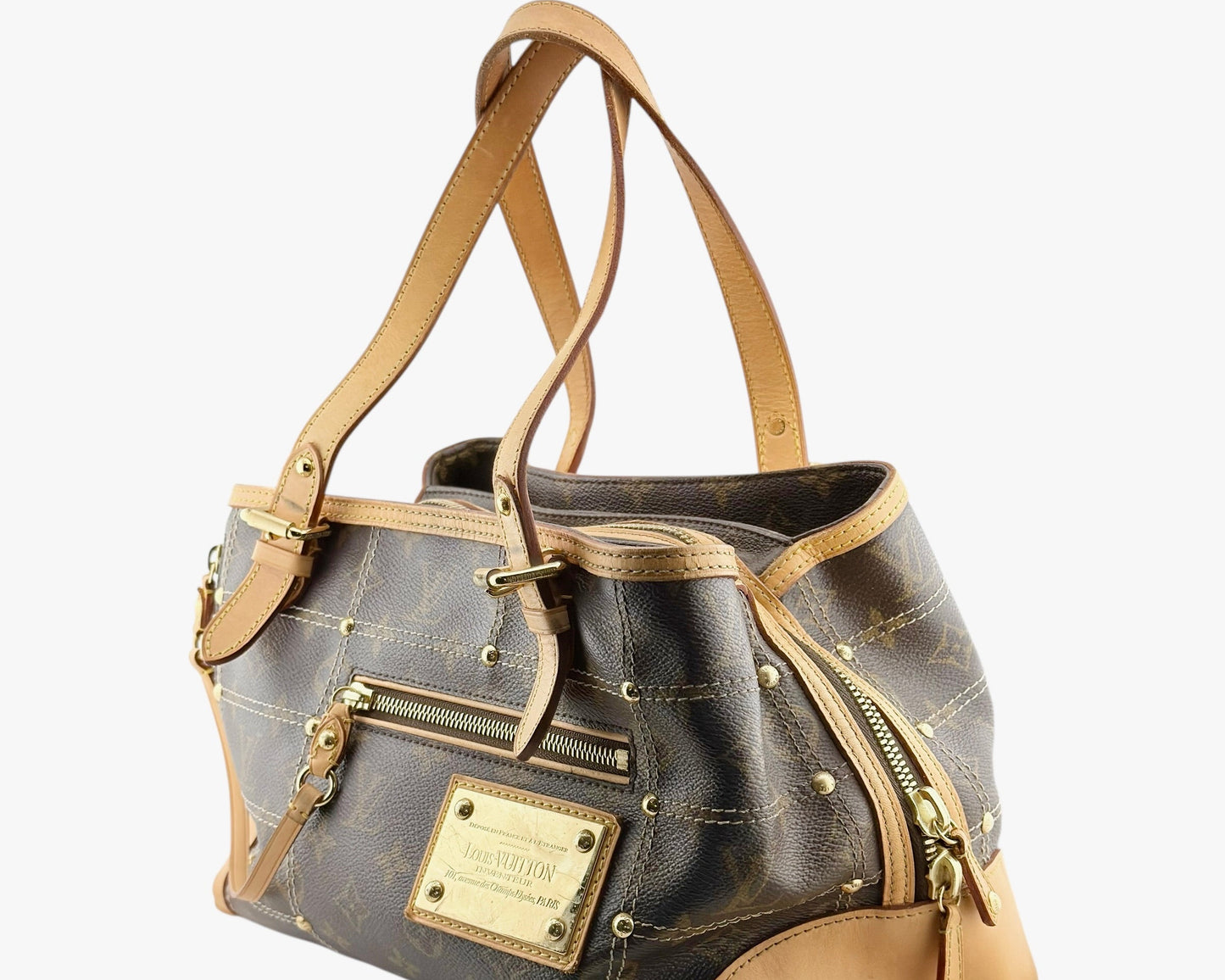 Louis Vuitton Monogram Riveting Bag , M40140