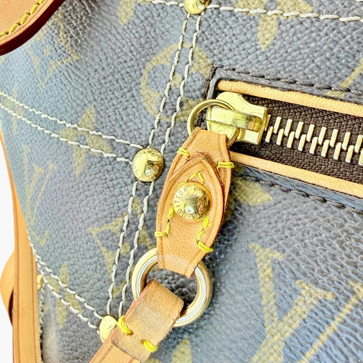 Louis Vuitton Monogram Riveting Bag , M40140