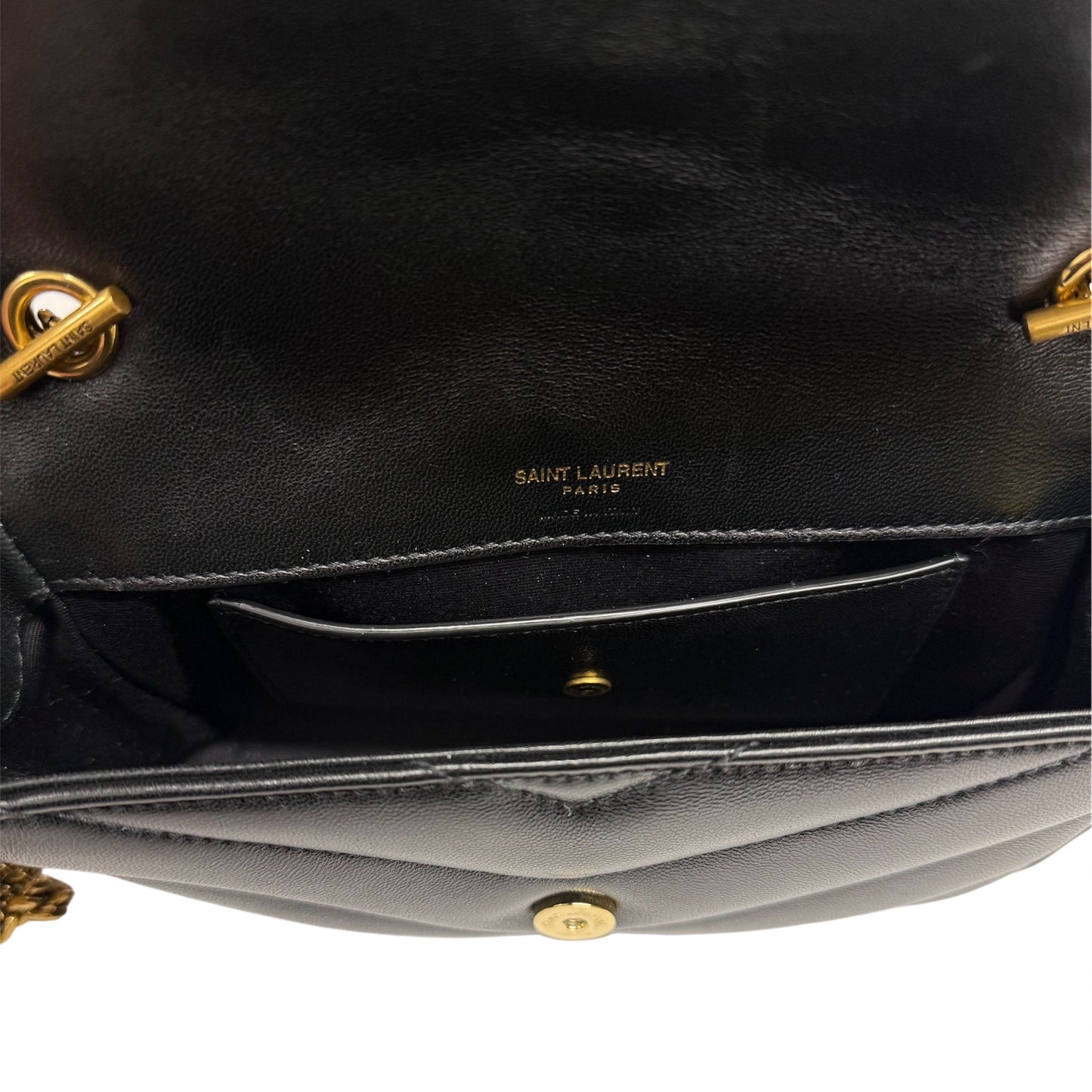 Saint Laurent Loulou Mini Quilted Leather Shoulder Bag