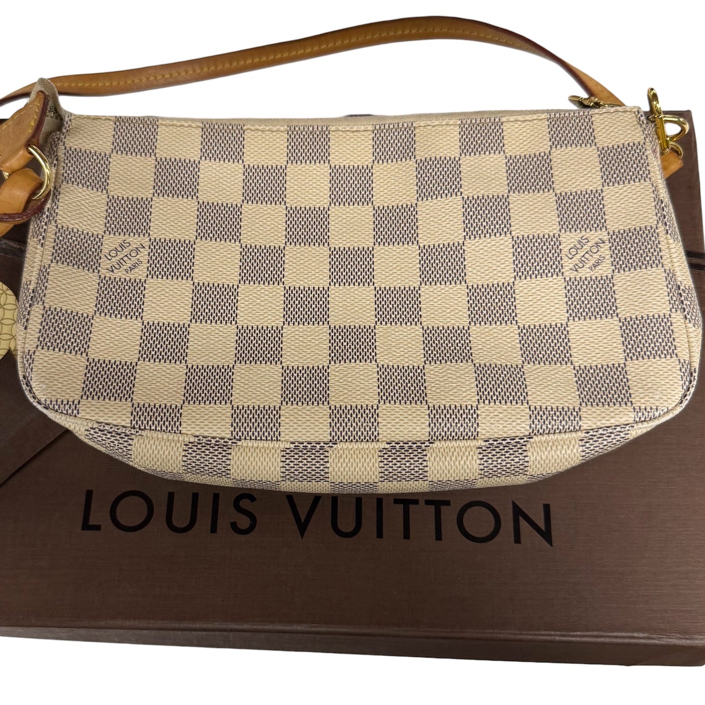 Louis Vuitton Pochette Accessoires in Damier Azur Canvas