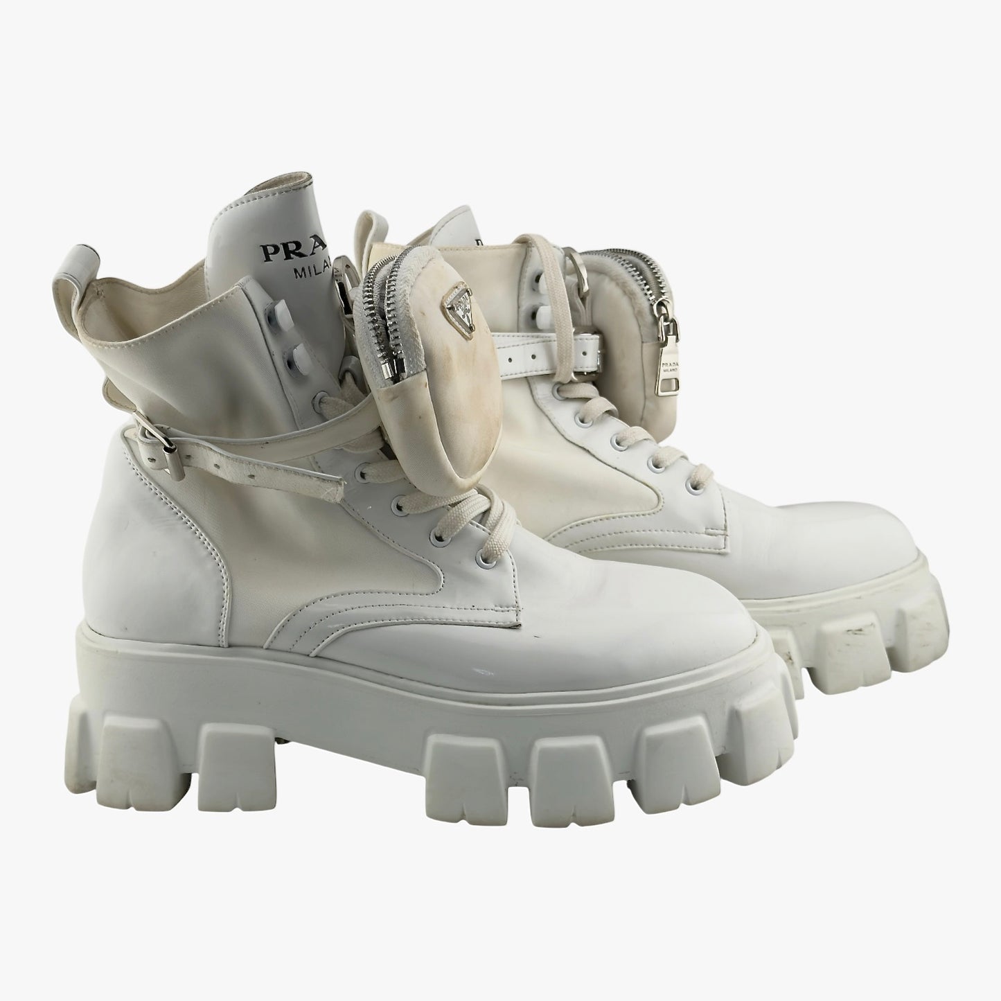 Prada Monolith ankle boots