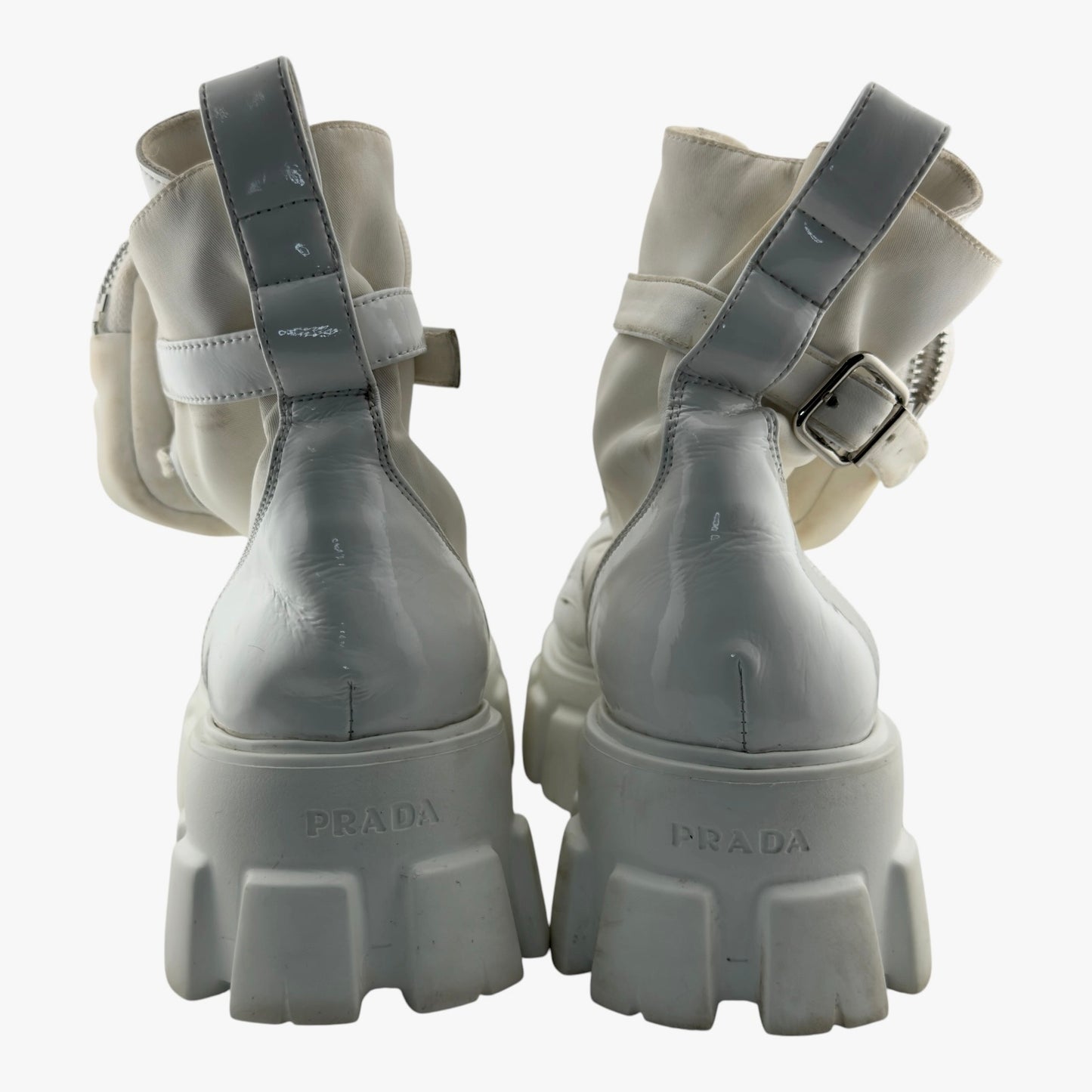 Prada Monolith ankle boots