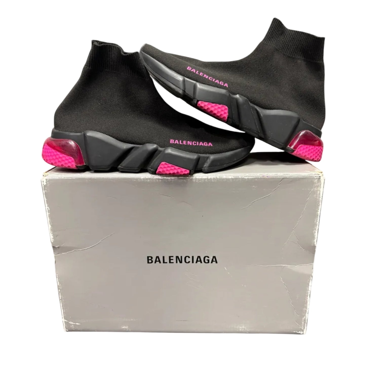 Balenciaga Speed Trainer Black Pink Trainers