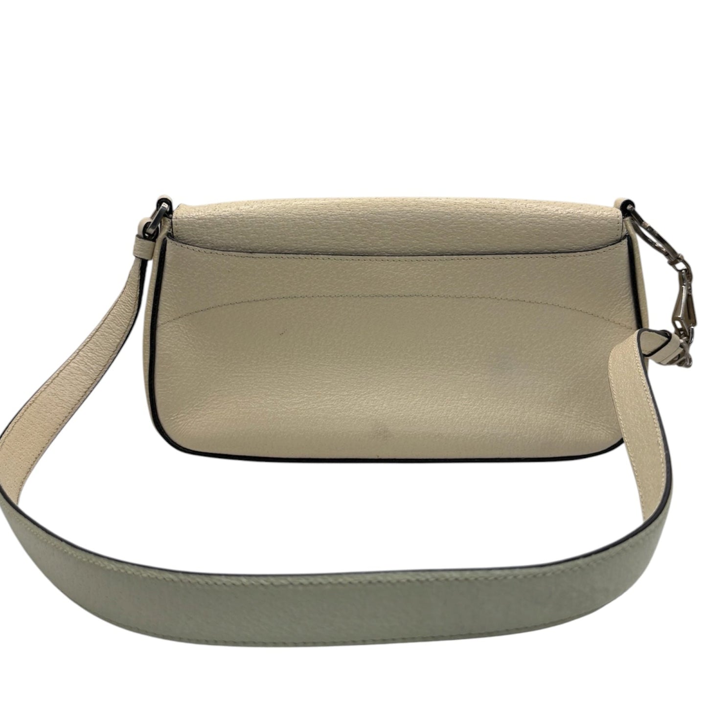 Prada Gathered Leather Chain Shoulder Bag