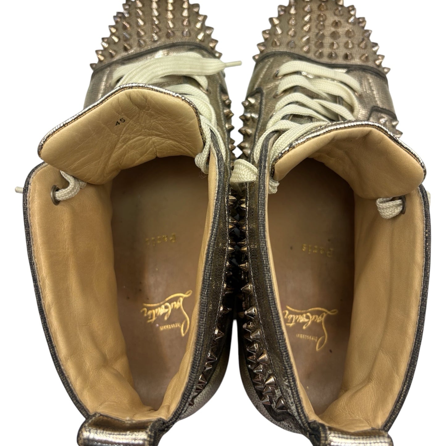 Christian Louboutin Gold Spike