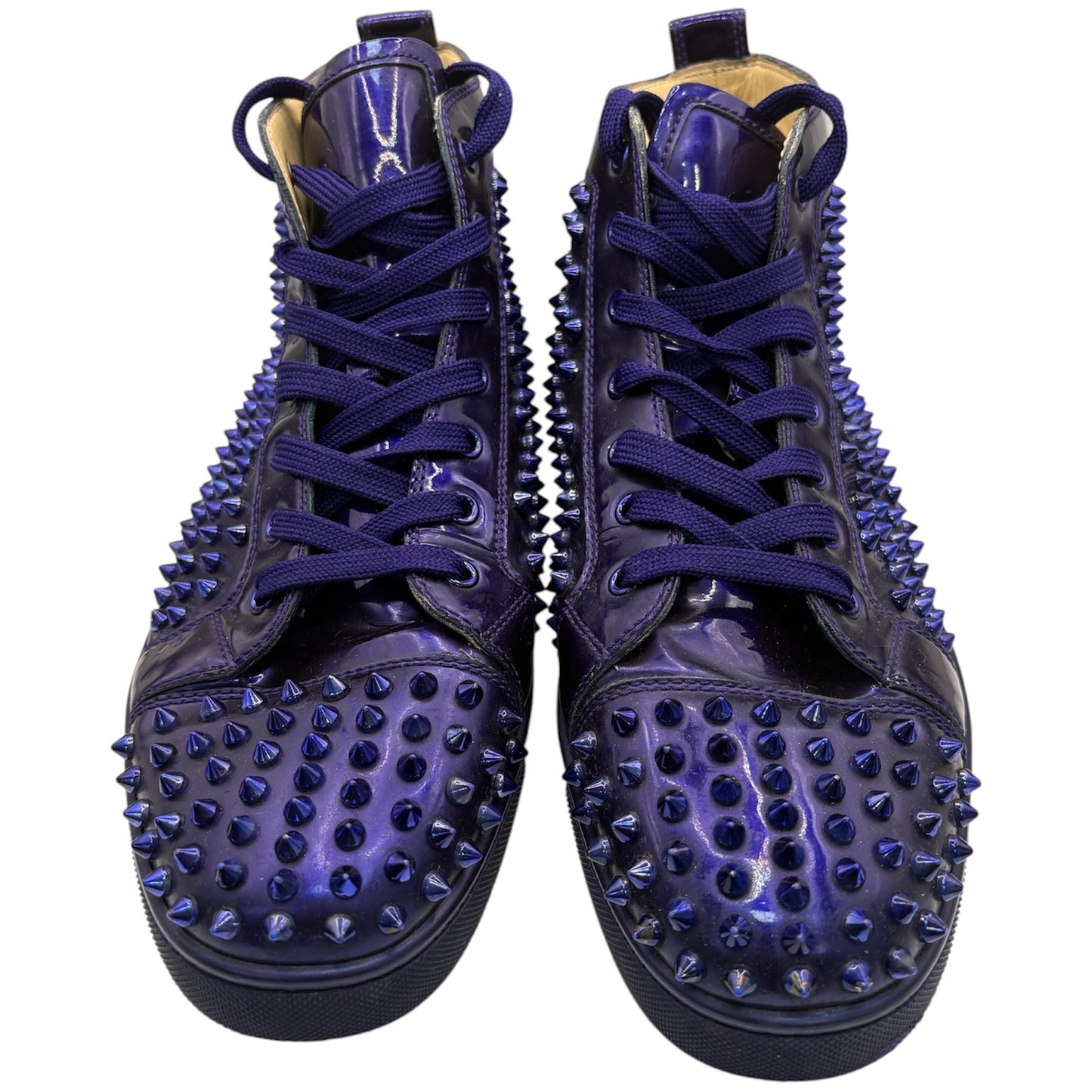 Christian Louboutin Purple Spikes