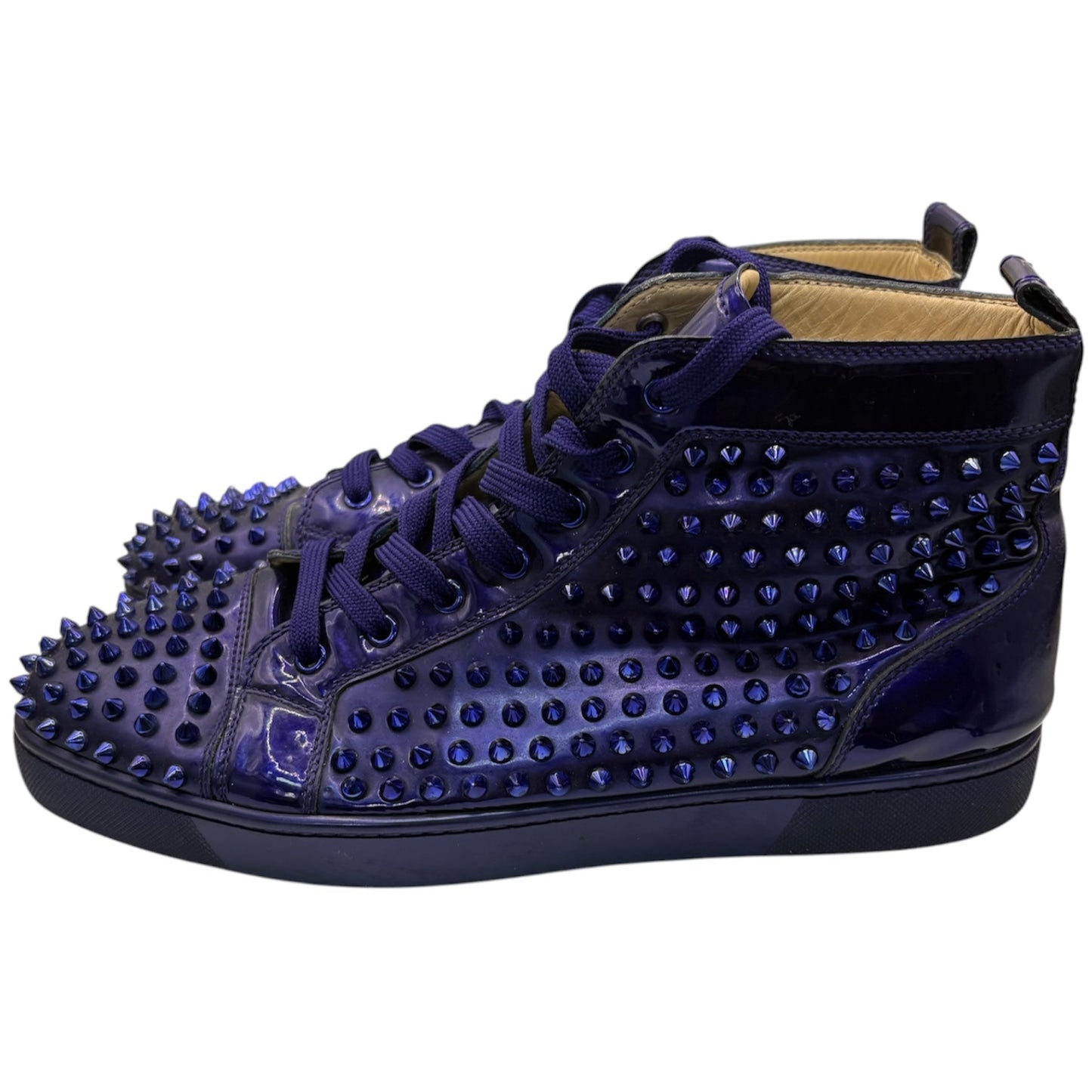 Christian Louboutin Purple Spikes