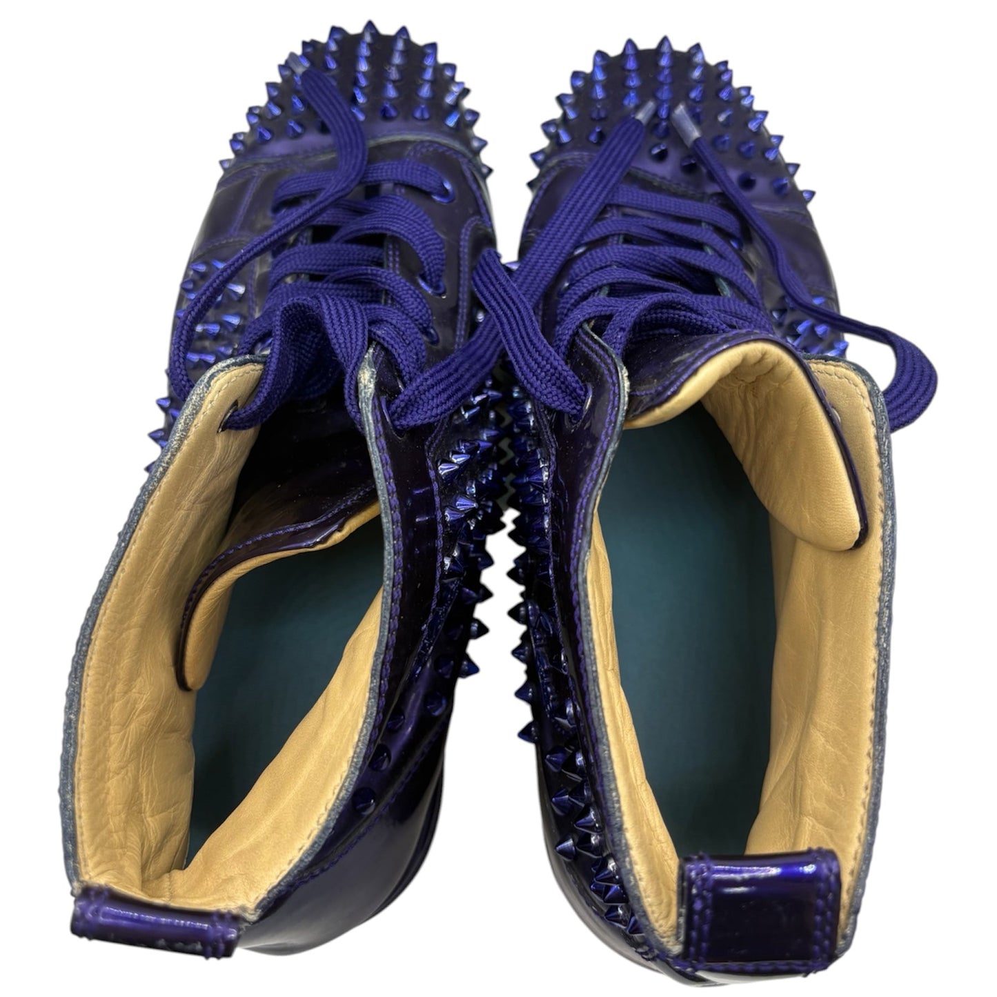 Christian Louboutin Purple Spikes