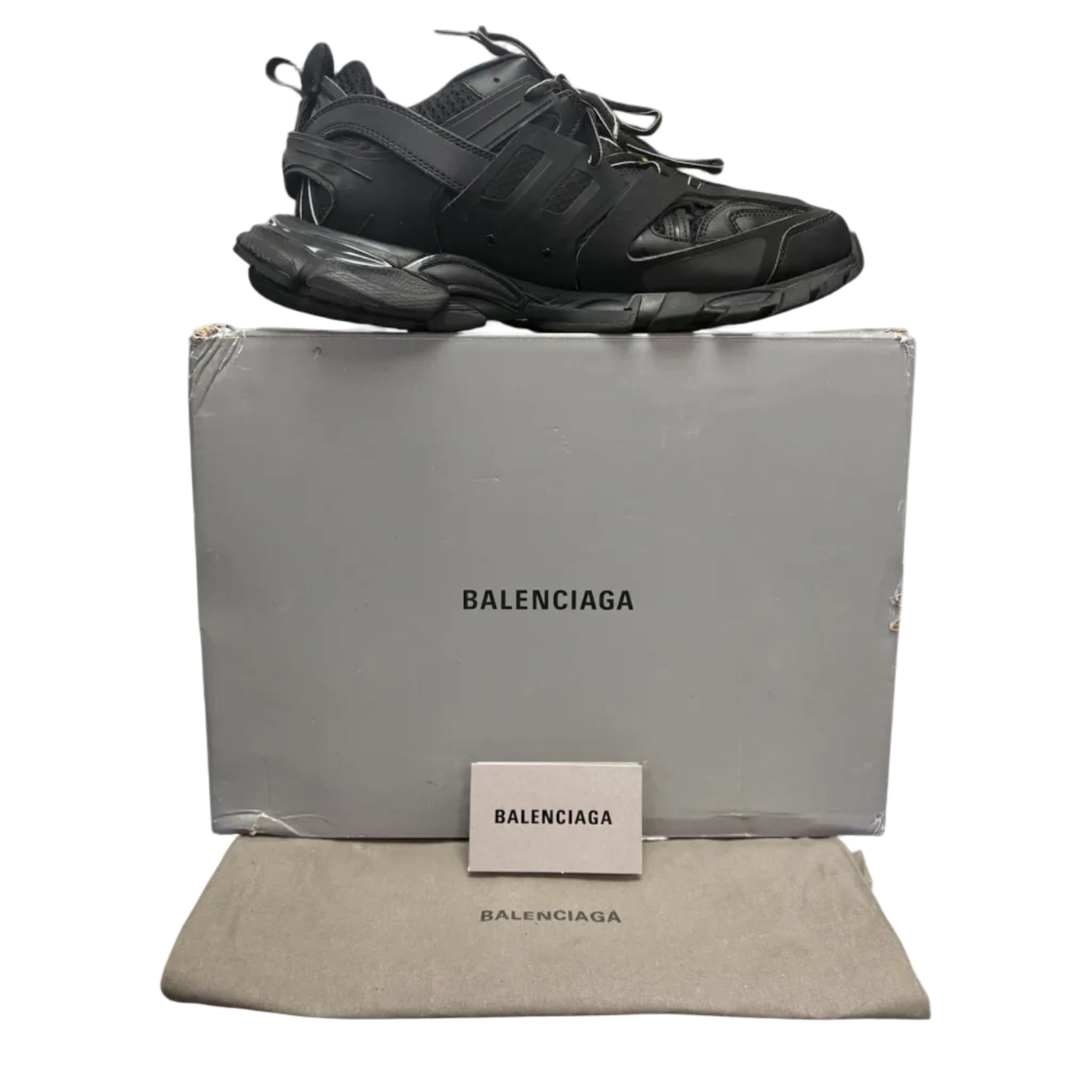 Balenciaga rack Triple Black Trainers