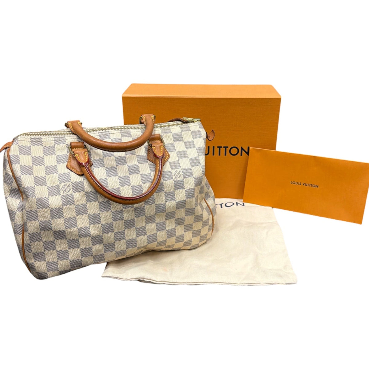Louis Vuitton Speedy 35 Damier Azur Canvas
