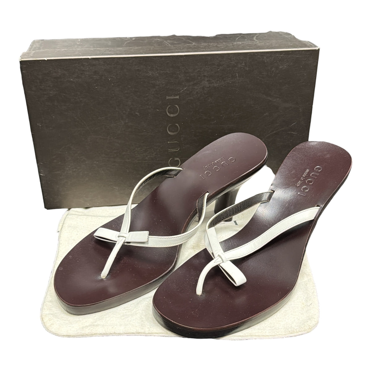 Gucci Sandallo Pelle Sandles
