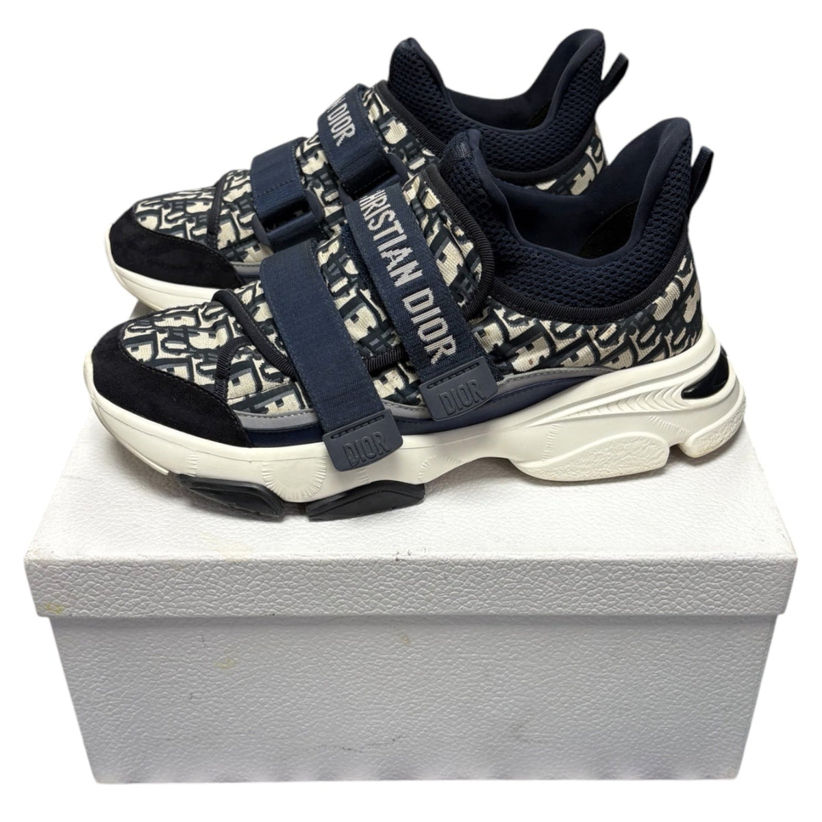 Dior D-Wander Sneaker 'Dior Oblique - Deep Blue'