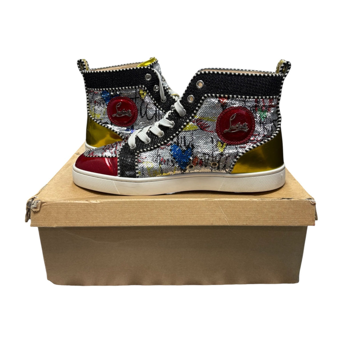 Christian Louboutin rantus orlato flat high graffiti
