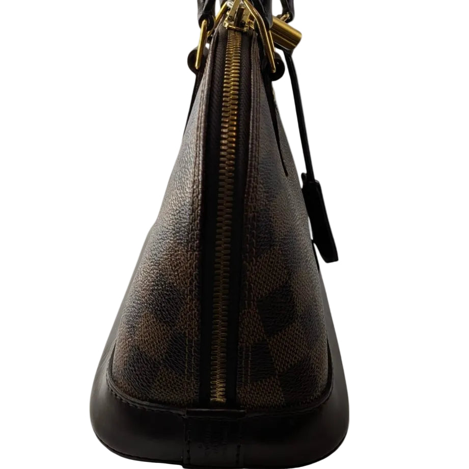 Louis Vuitton Alma BB Bag - Damier Ebene Canvas Handbag