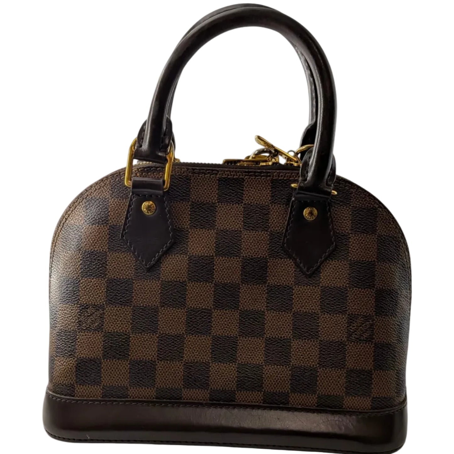 Louis Vuitton Alma BB Bag - Damier Ebene Canvas Handbag