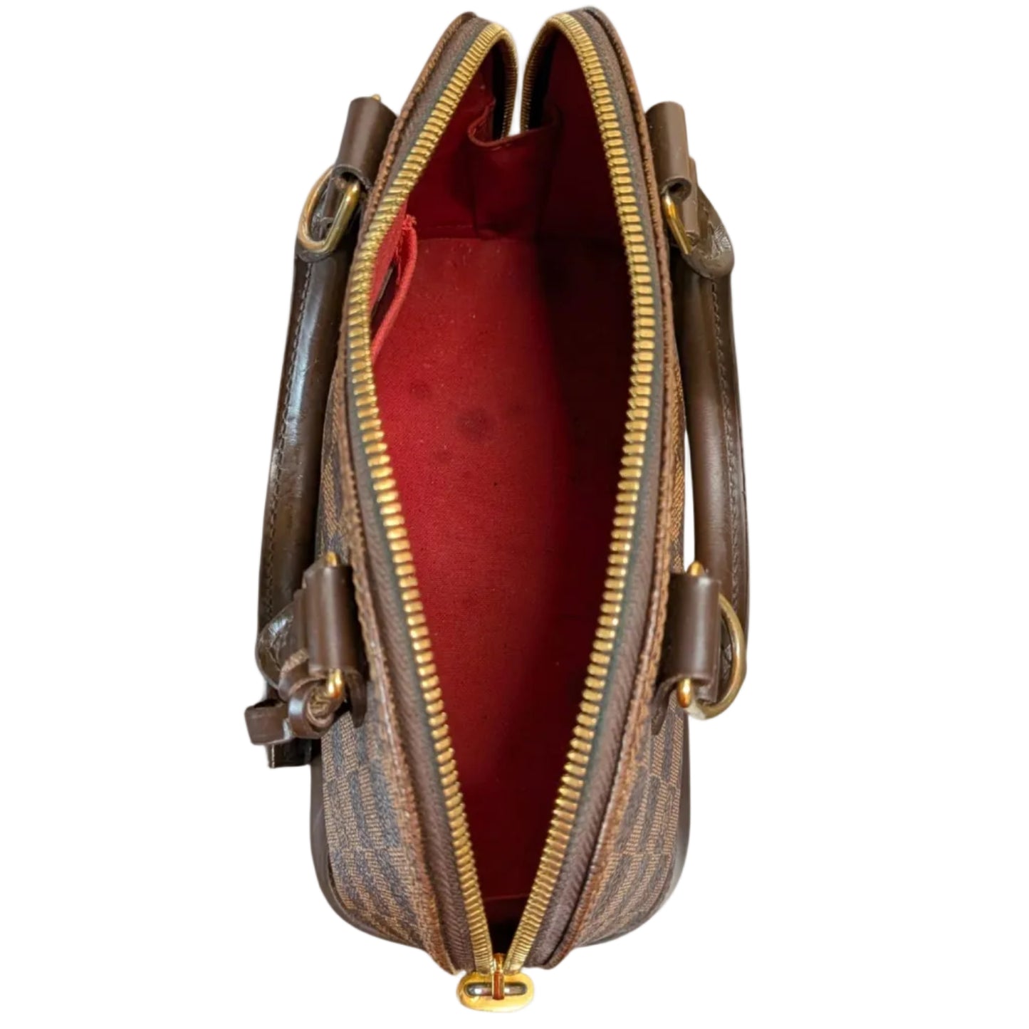 Louis Vuitton Alma BB Bag - Damier Ebene Canvas Handbag