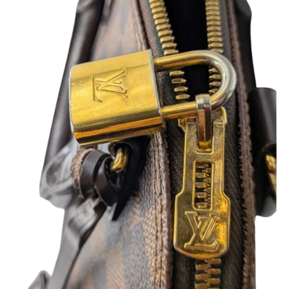 Louis Vuitton Alma BB Bag - Damier Ebene Canvas Handbag