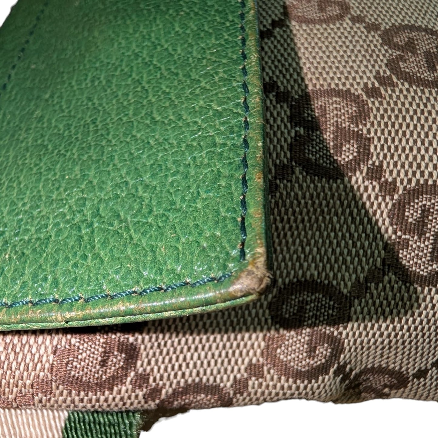 Gucci Vintage GG Canvas Waist Bag