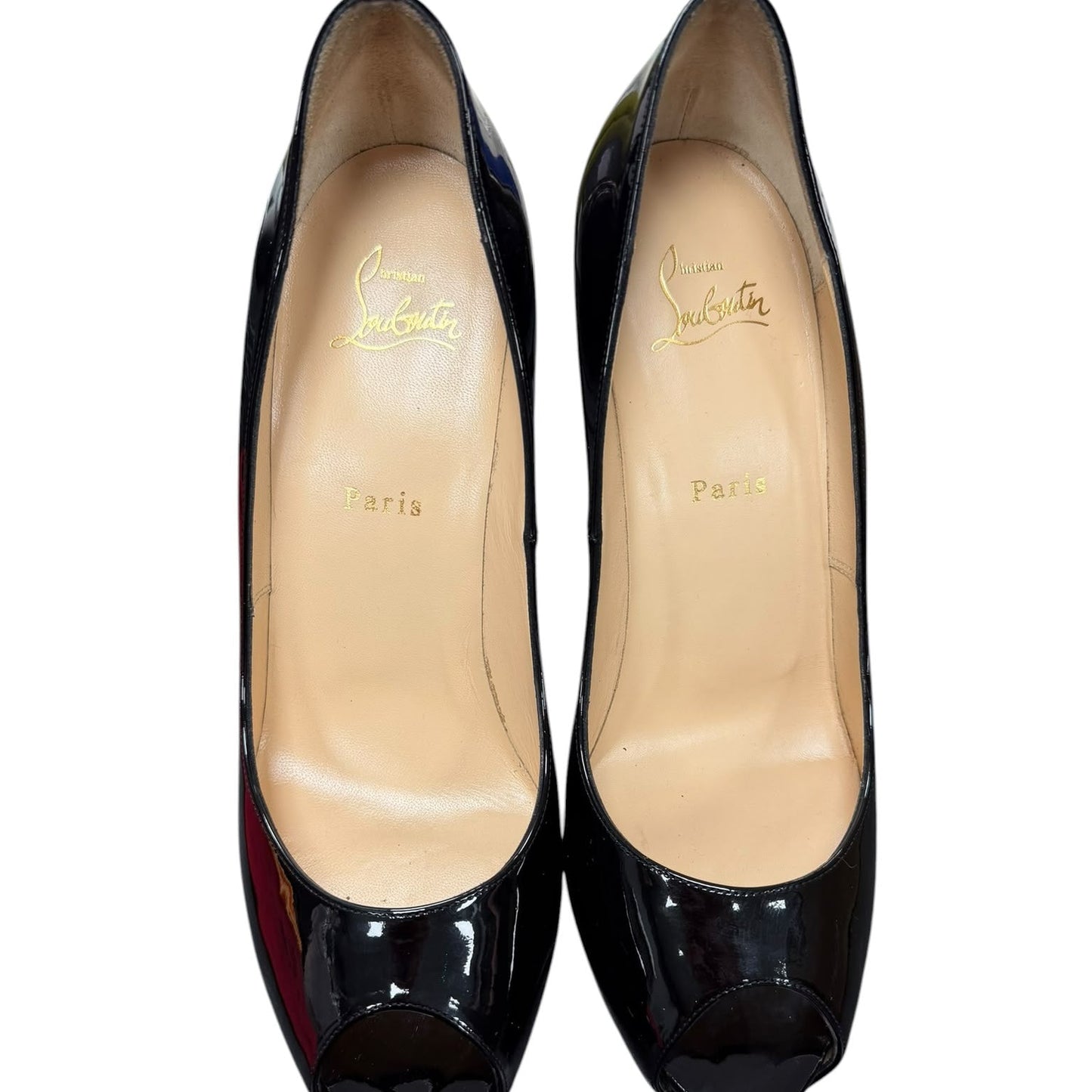 Christian Louboutin Very Privé 120 Peep-Toe Pumps