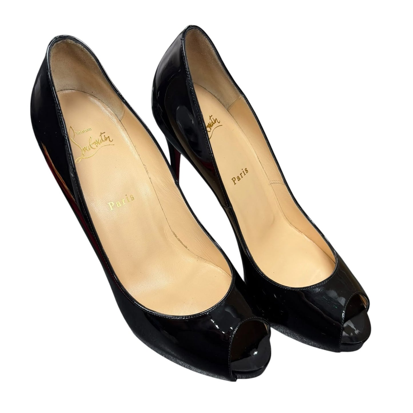 Christian Louboutin Very Privé 120 Peep-Toe Pumps