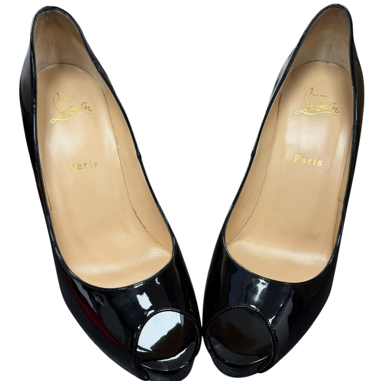 Christian Louboutin Very Privé 120 Peep-Toe Pumps