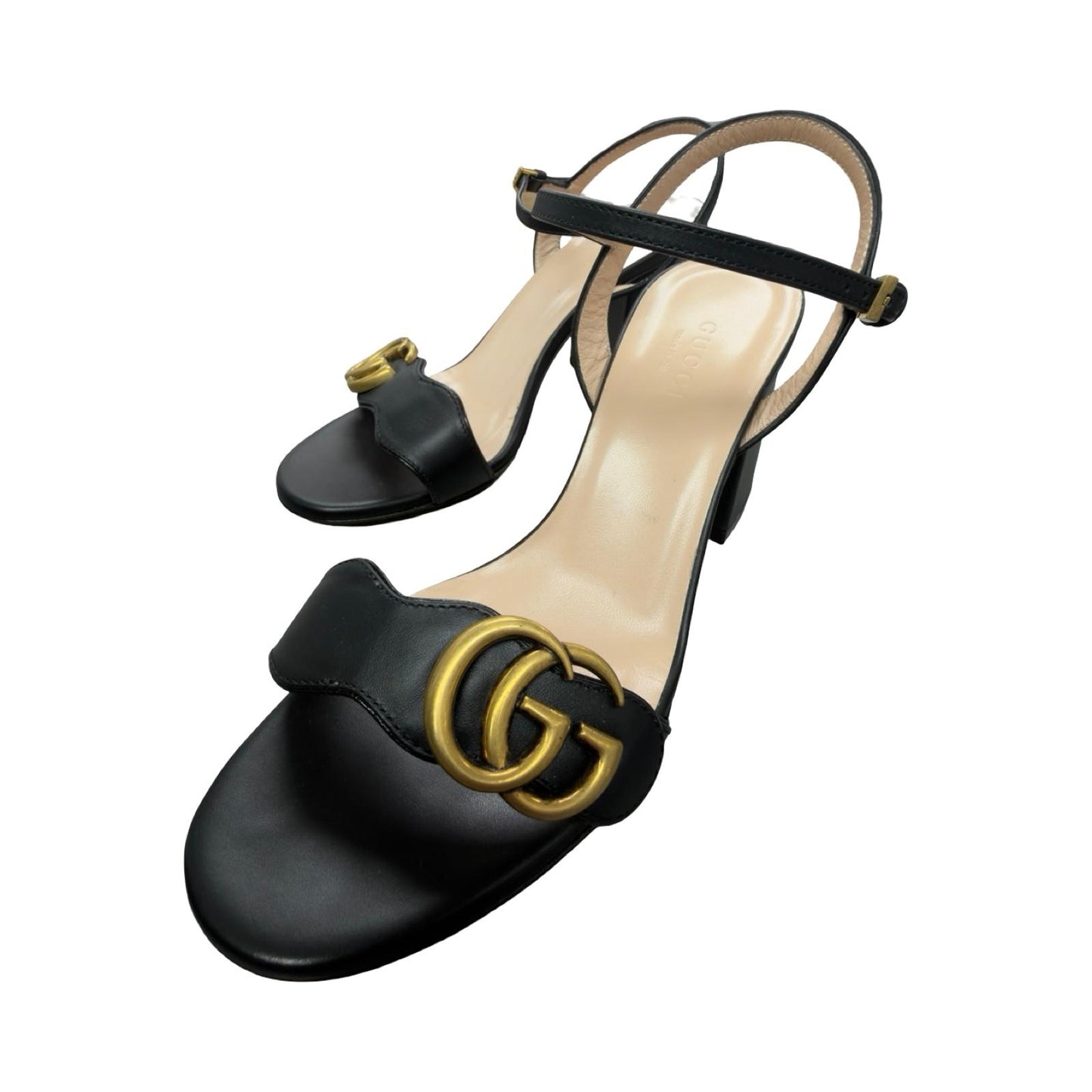 Gucci Marmont Block-Heel Sandals
