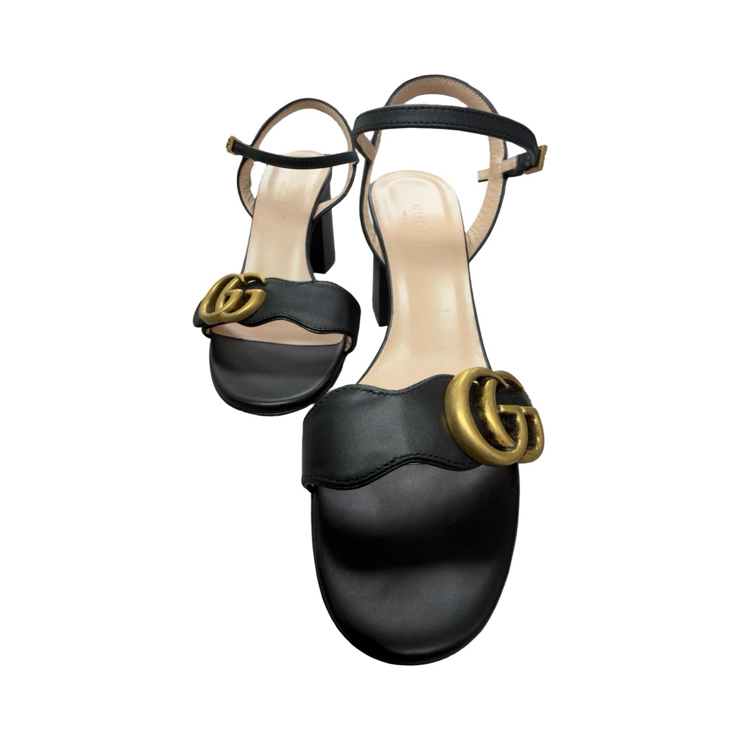 Gucci Marmont Block-Heel Sandals