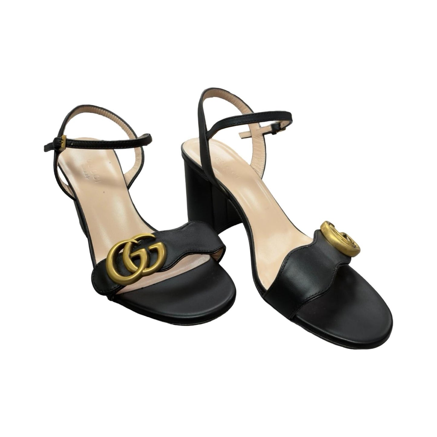 Gucci Marmont Block-Heel Sandals