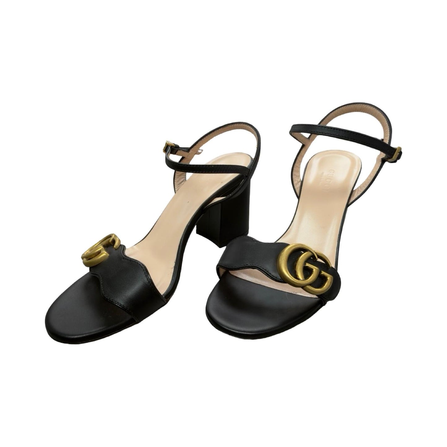 Gucci Marmont Block-Heel Sandals