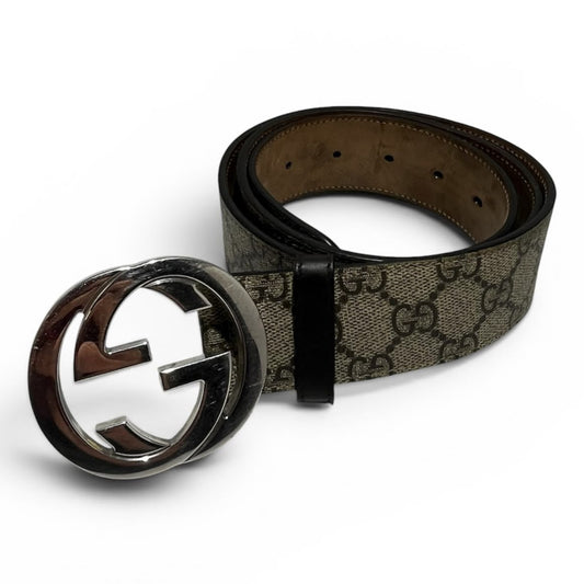 Gucci Beige/ebony GG Supreme pattern