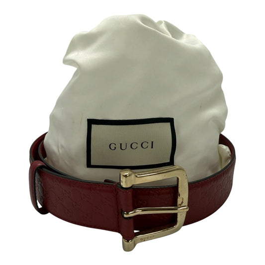 Gucci Microguccissima Leather Belt