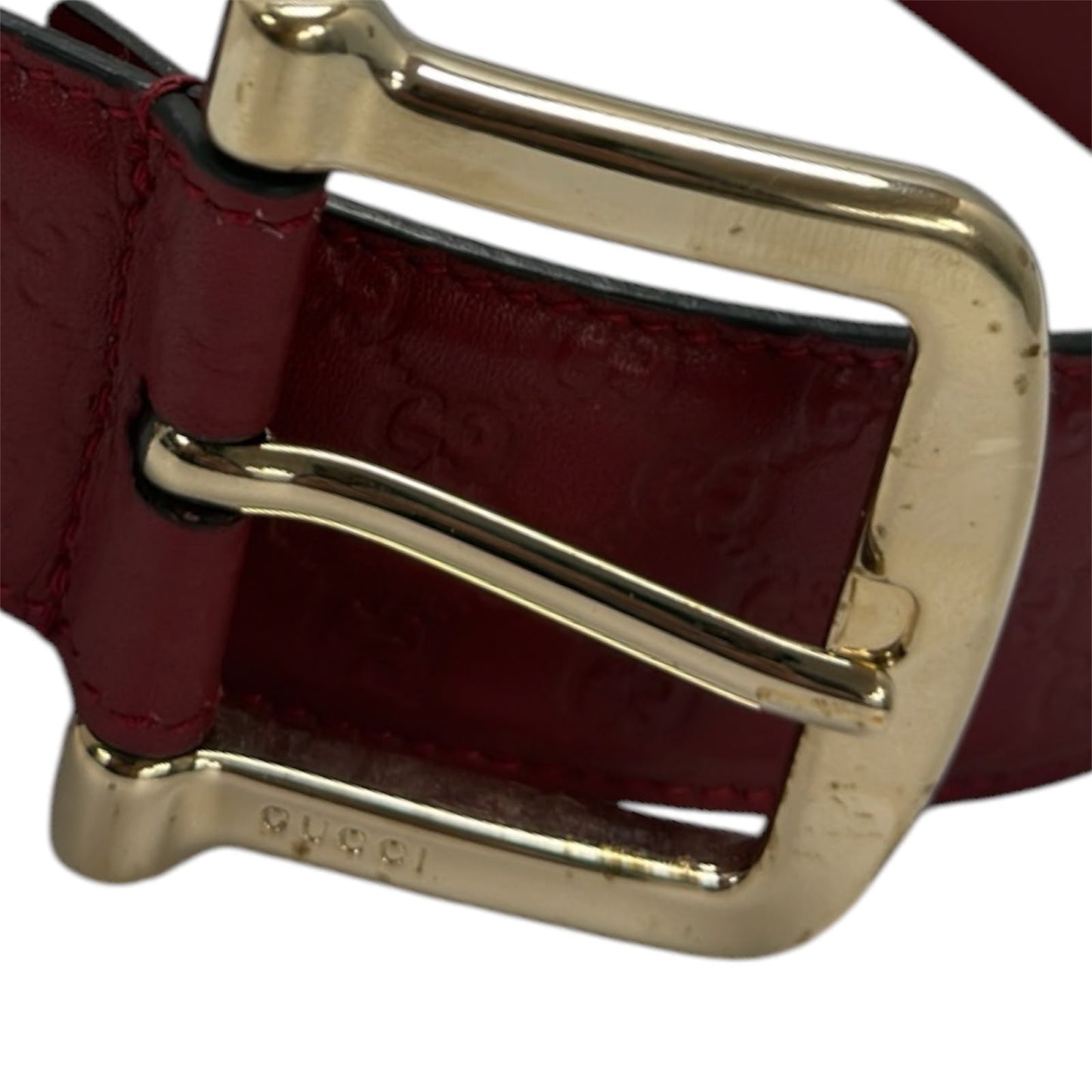 Gucci Microguccissima Leather Belt