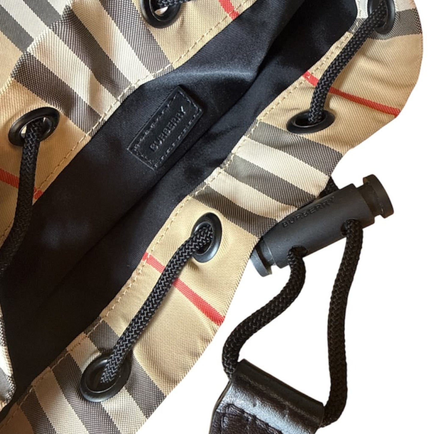Burberry Drawstring Pouch/Bucket Bag