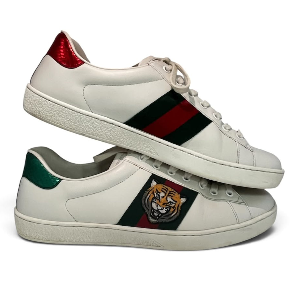 Gucci Ace Embroidered Tiger Trainers