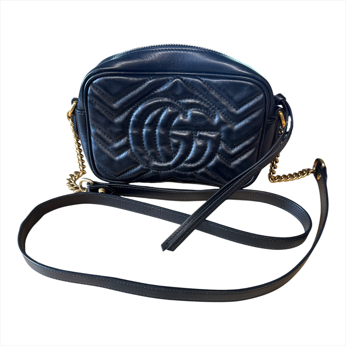 Gucci GG Marmont Matelassé Leather Camera Bag