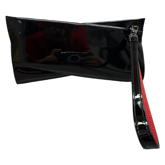Christian Louboutin Loubitwist Small Patent Leather Clutch Bag