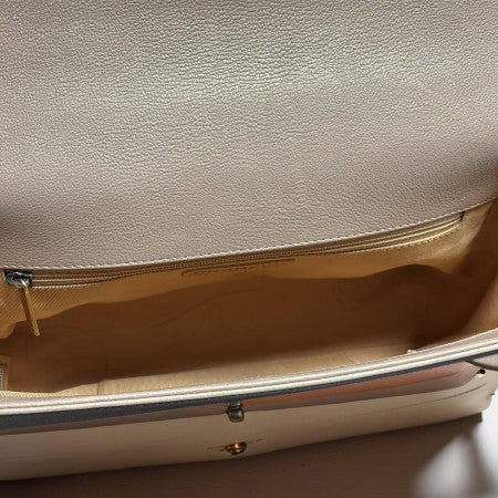 Chanel Gold Caviar Leather Bag