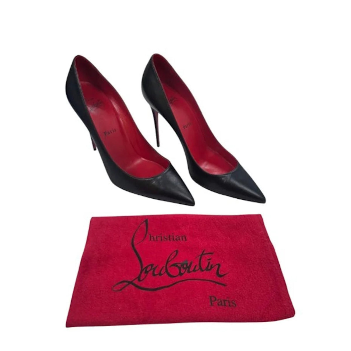 Christian Louboutin Kate pointed toe leather heels