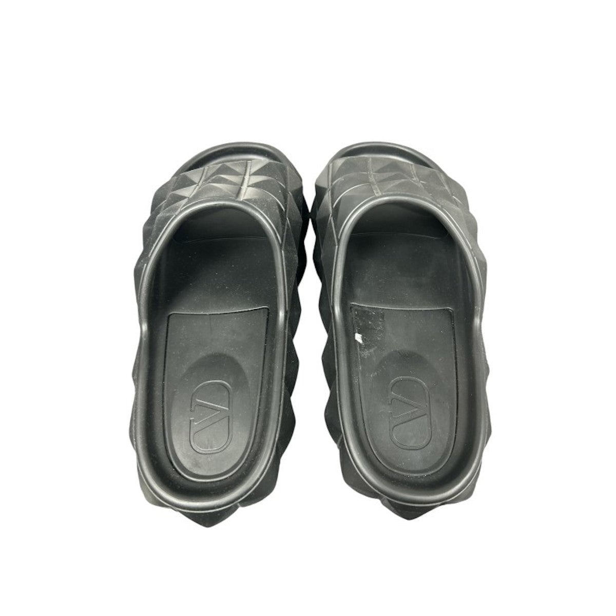 Valentino Garavani Roman stud turtle rubber slides
