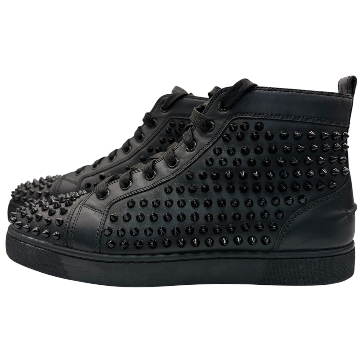 Christian Louboutin Louis Flat Calf Spikes