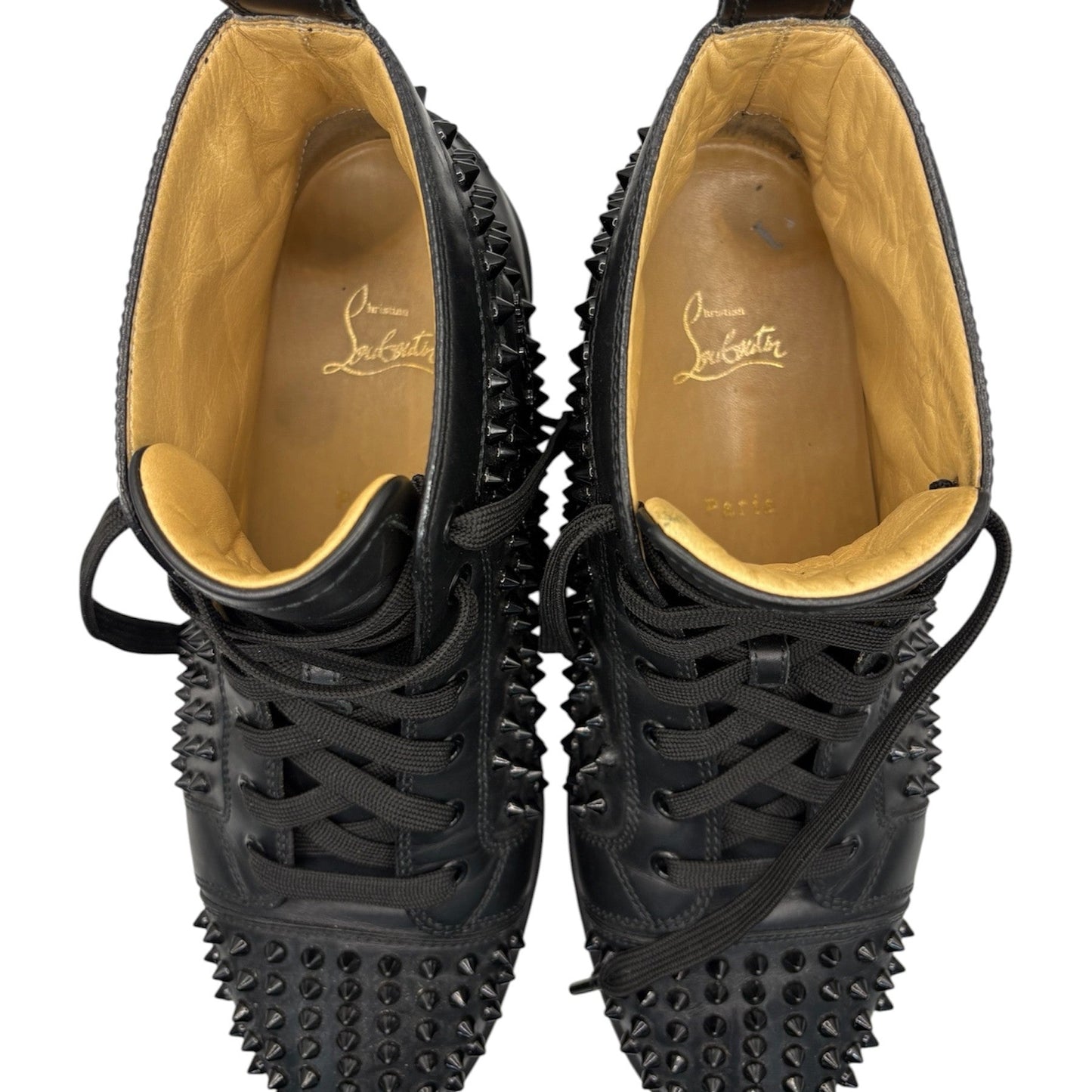 Christian Louboutin Louis Flat Calf Spikes